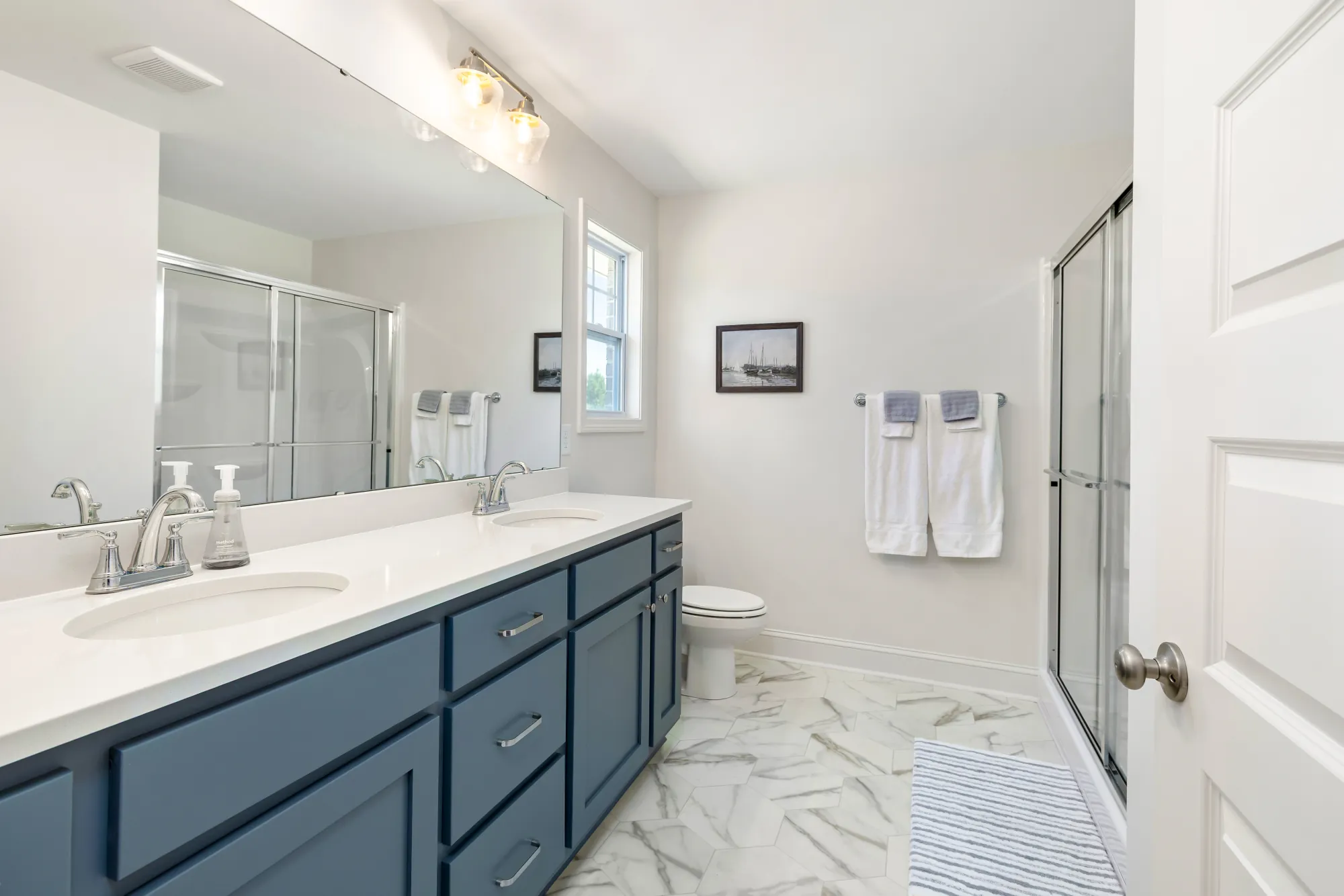 Brushwood North — primary bathroom with dual-sink vanity